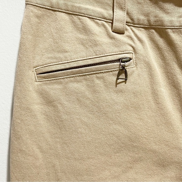 LAUREN RALPH LAUREN Women’s Beige Equestrian Theme Skinny Pants Horse Bit Sz 2P - Picture 5 of 7